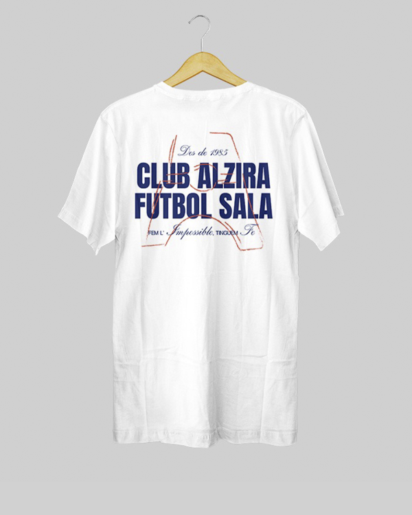 Camiseta AFStreet - Blanca Logo Espalda